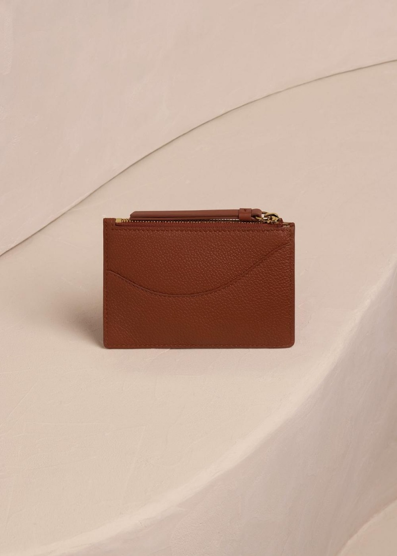 Polene Sierra Mini Pouch Brune | Norge_P81694