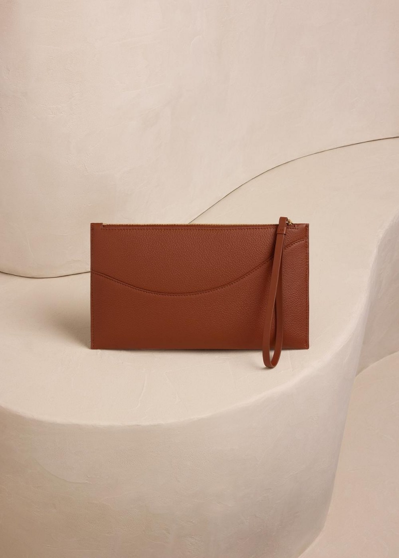 Polene Sierra Pouch Brune | Norge_P69161