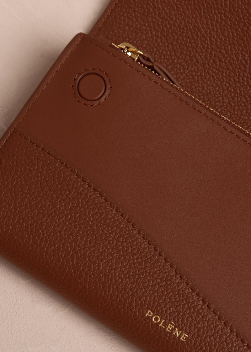 Polene Sierra Wallet Brune | Norge_P24020