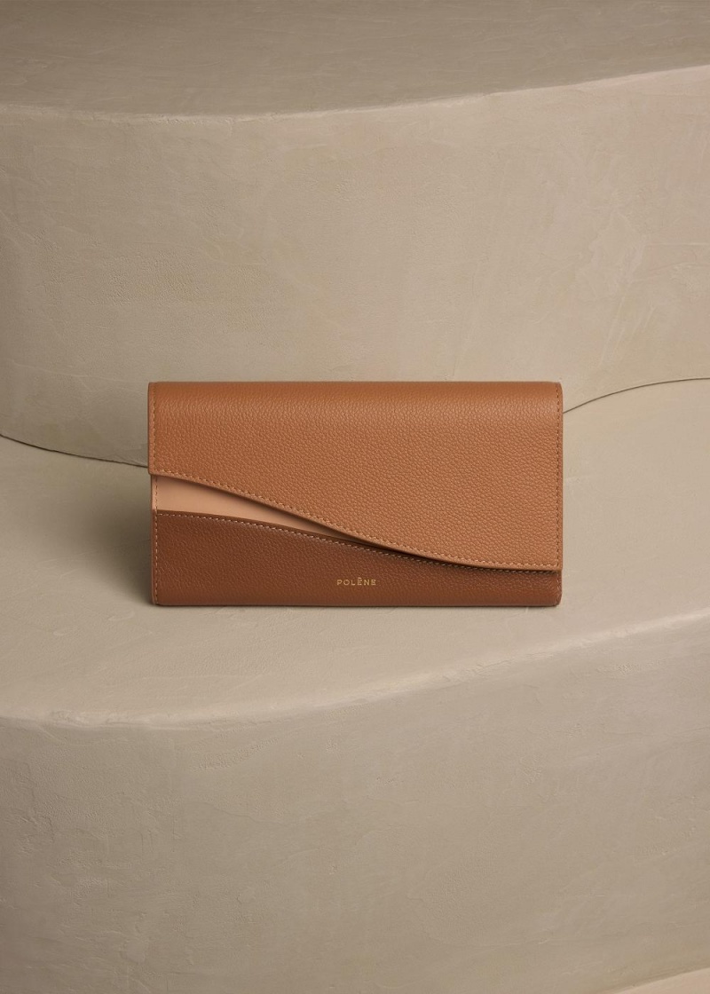 Polene Sierra Wallet Brune | Norge_P59906